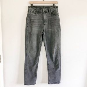 American Eagle 'Washed Black' Stretch Mom Jean Size 6